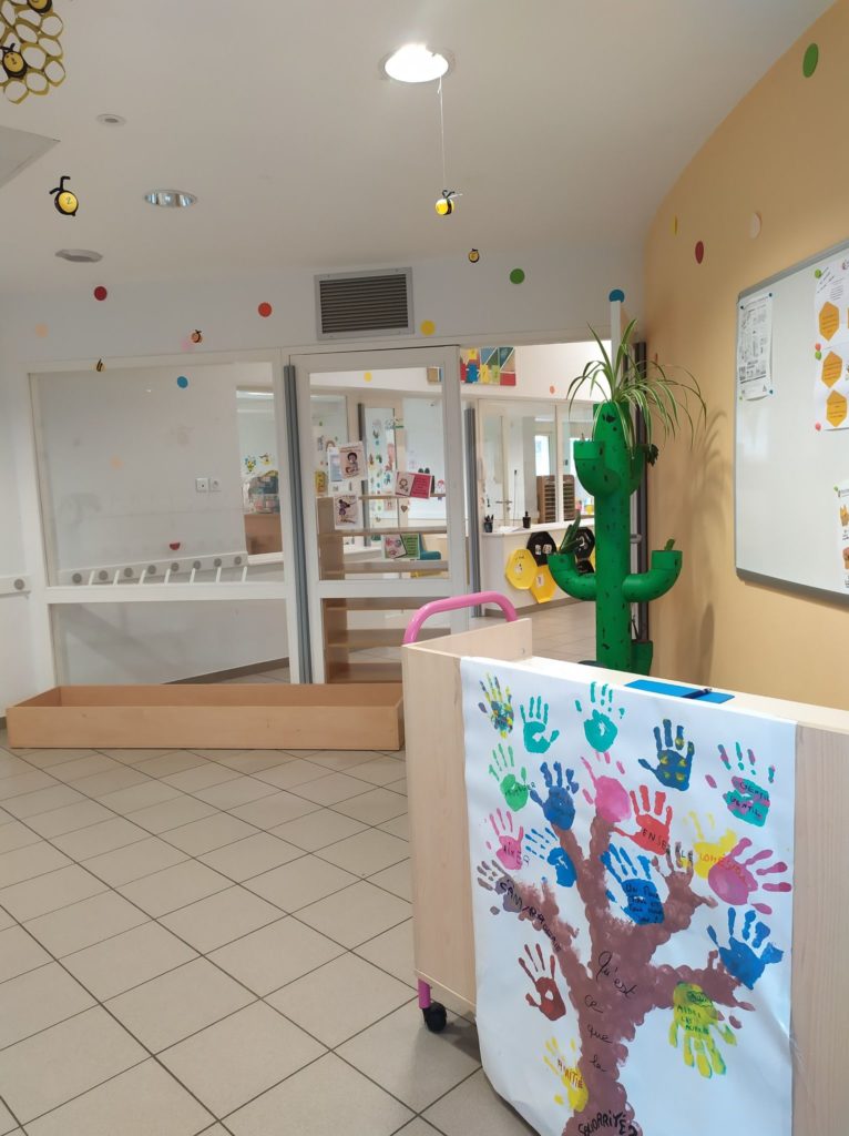 Le hall d'accueil
