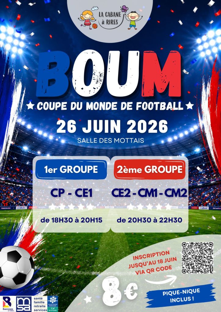 Affiche boum 2026