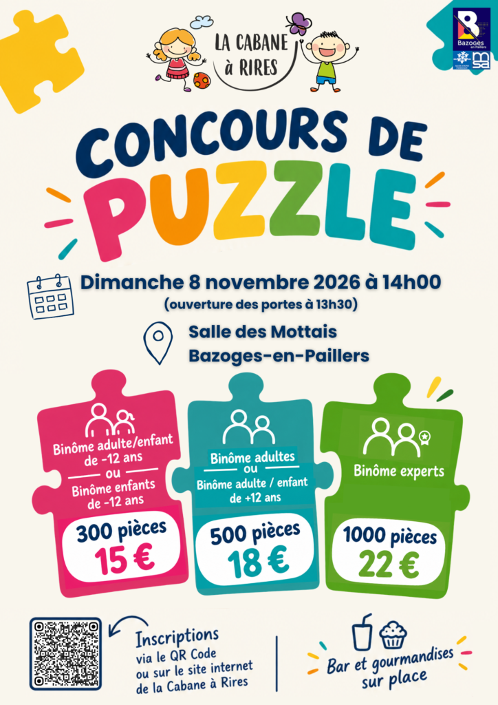 Affiche concours puzzles 2026